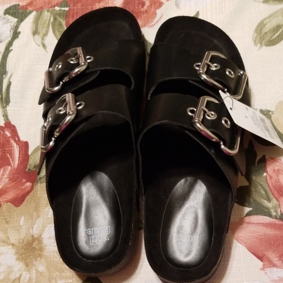 Wild Fable Carson Two Band Buckle Footbed Sandals - Picture 2 of 3